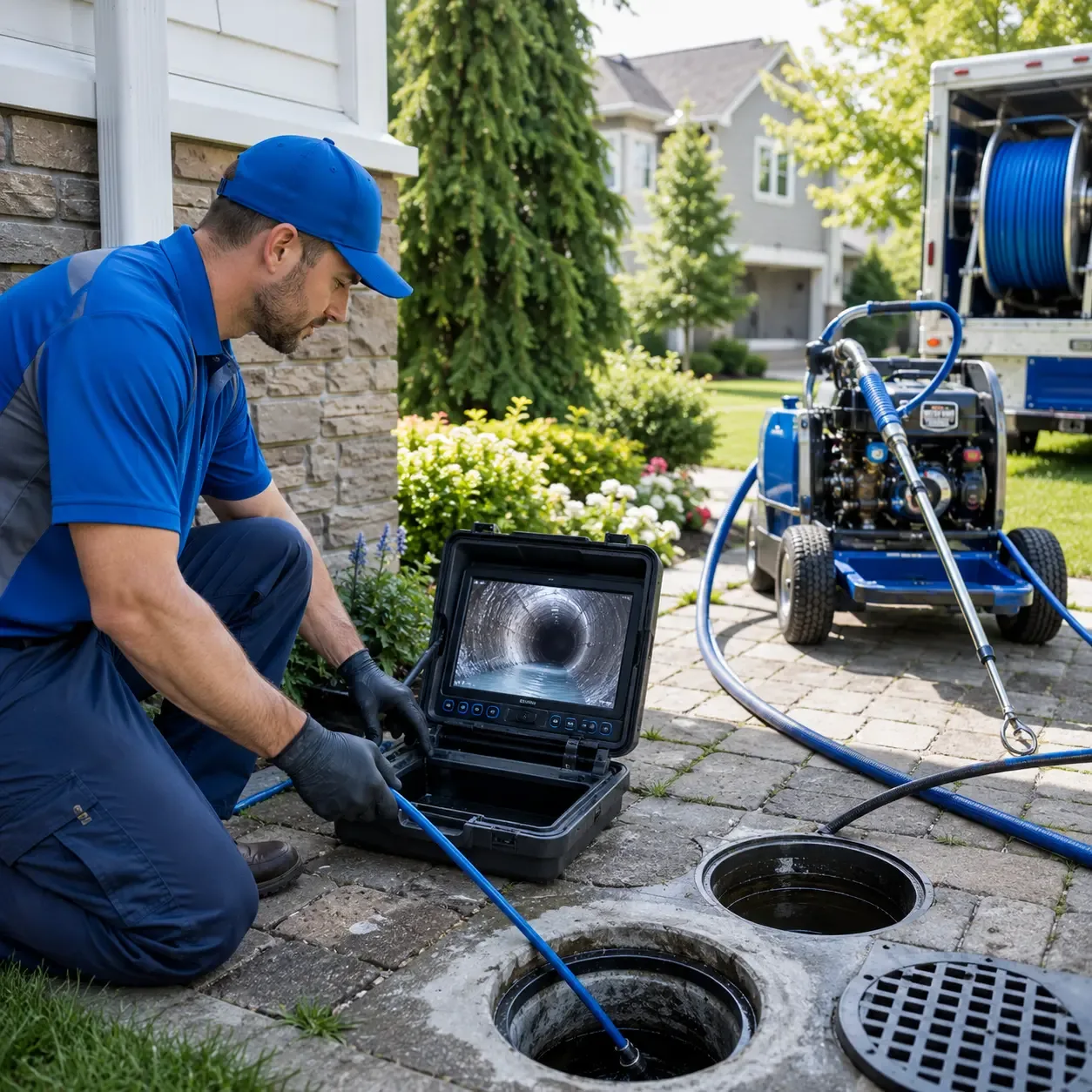 Outdoor drain cleaning professionals serving Bon Air, AL